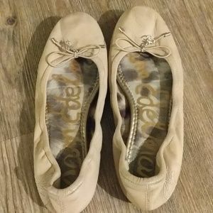 Sam Edelman Nude Felicia Ballet Flats